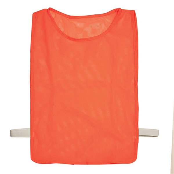 Champion Sports Adult Deluxe Pinnie&#44; Neon Orange - Pack of 12 MPANOR